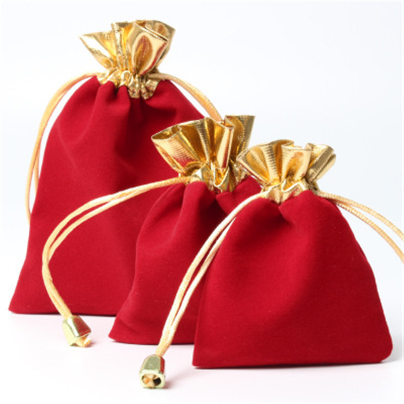 Jewelry velvet bag