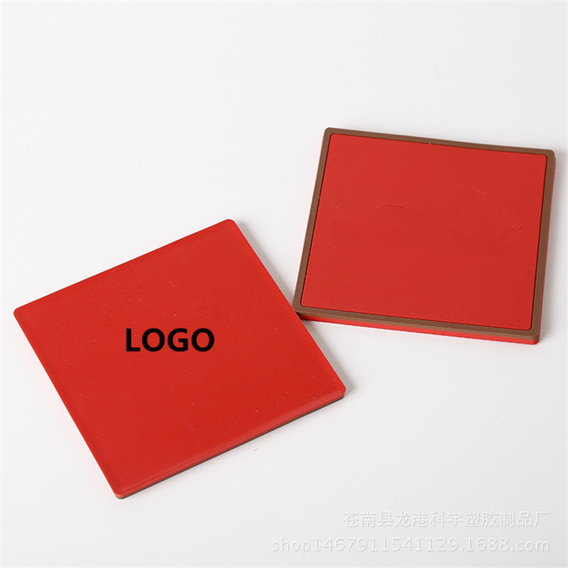 Square Shape Silicone Coaster