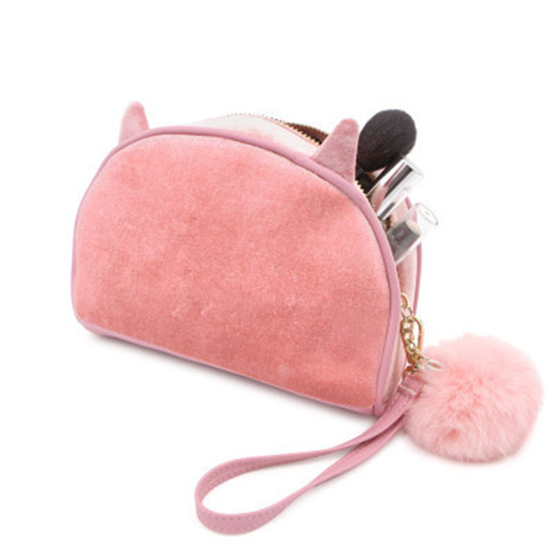 Polyester cosmetic bag