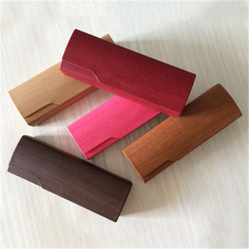 Wood Grain Handmade Eyeglasses Case