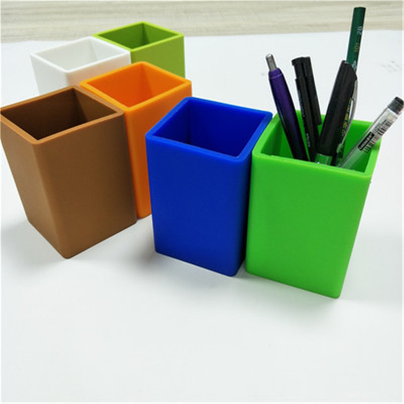 Square Silicone Pen Holder