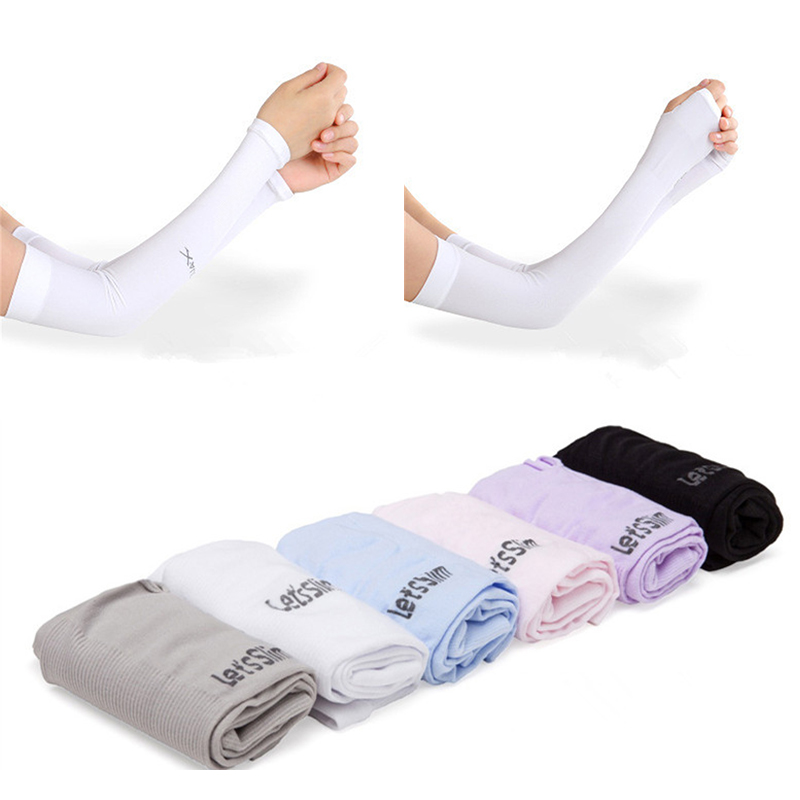 Sunscreen Sleeves with Cuff Gloves