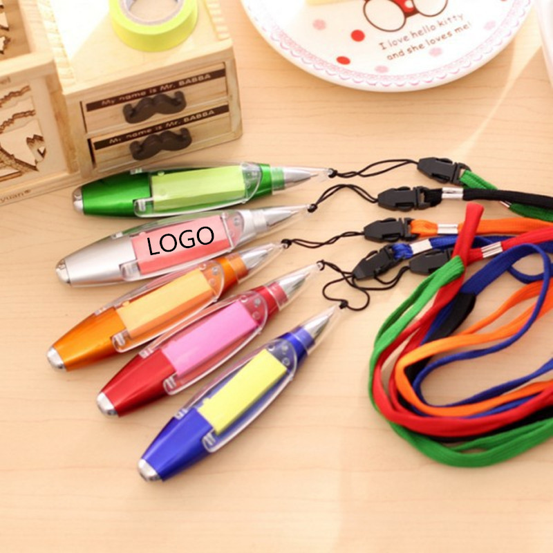 Multi-function note paper ballpoint pen