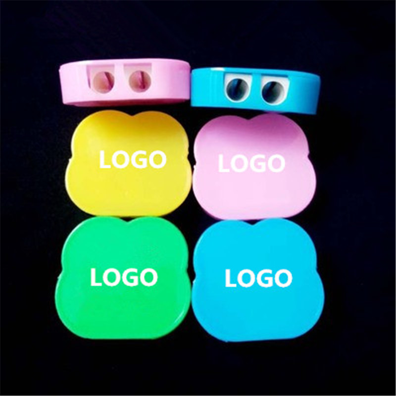 Double hole pencil sharpener