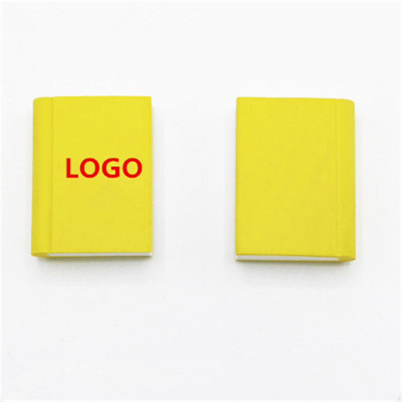 Book Shape Pencil Eraser 