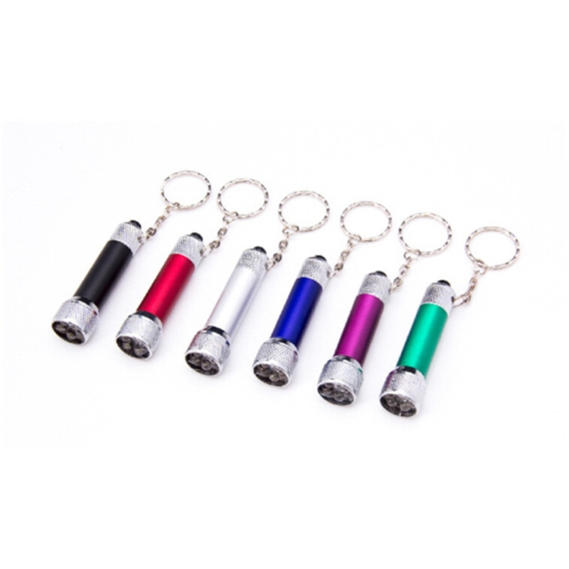 Mini 5 LED Beams Flashlight With Keychain