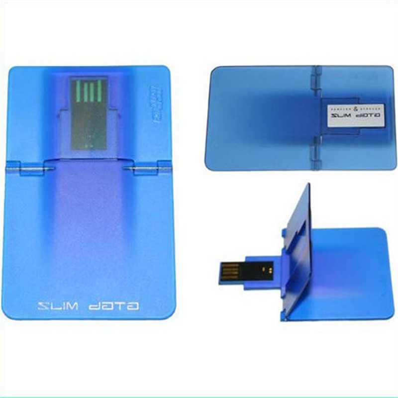 Credit Card Size USB Flash Drive 2GB