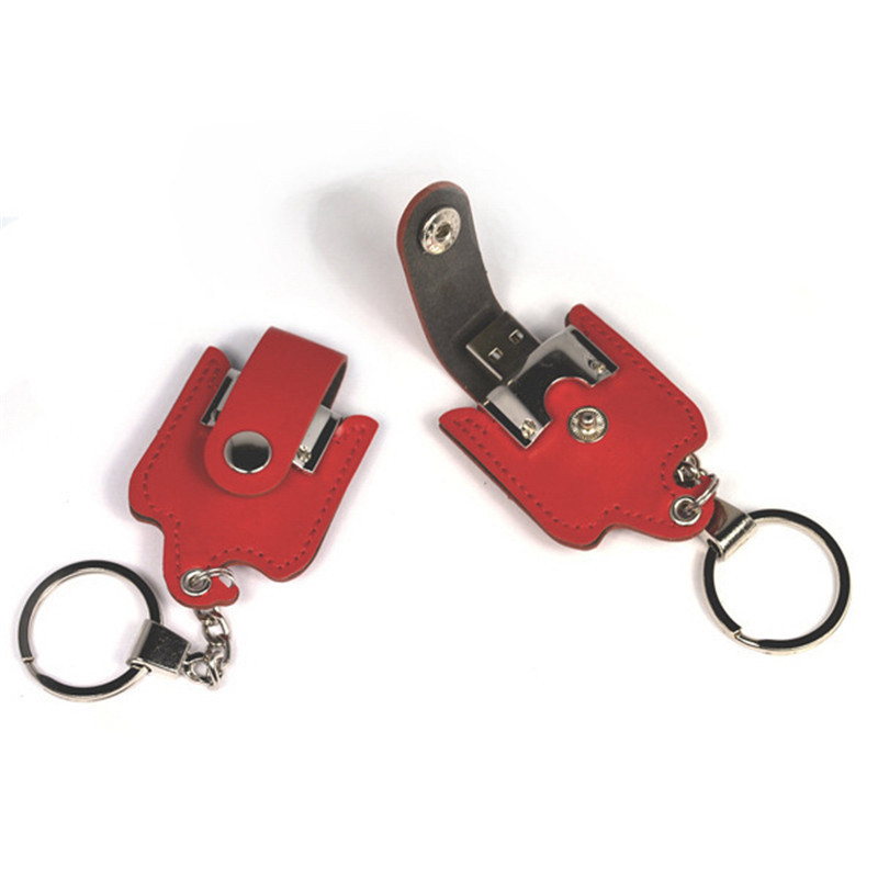 16GB leather usb drive