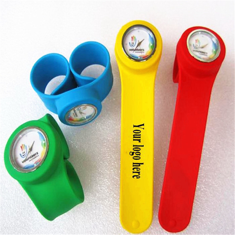 Flexible Silicone Waterproof Slap Watch