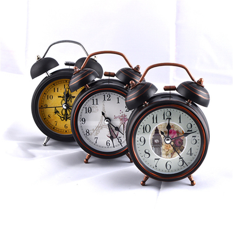 3'' Metal Twin Bell Alarm Clock