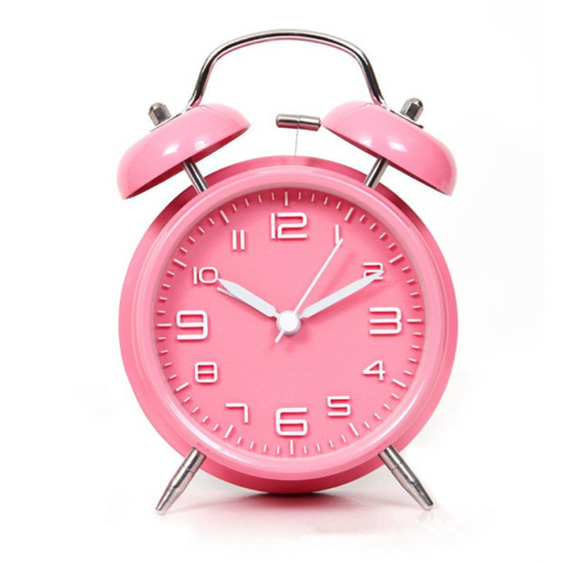 4'' classic twin bell alarm clock