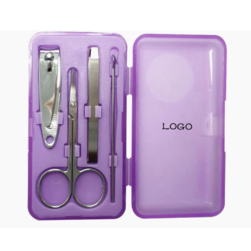 4pcs Plastic Nail Clipper Set