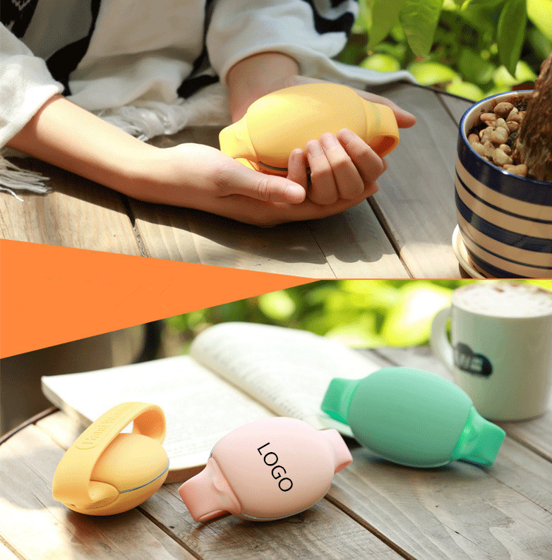 Portable 3600mAh Reusable Hand Warmer Power Bank