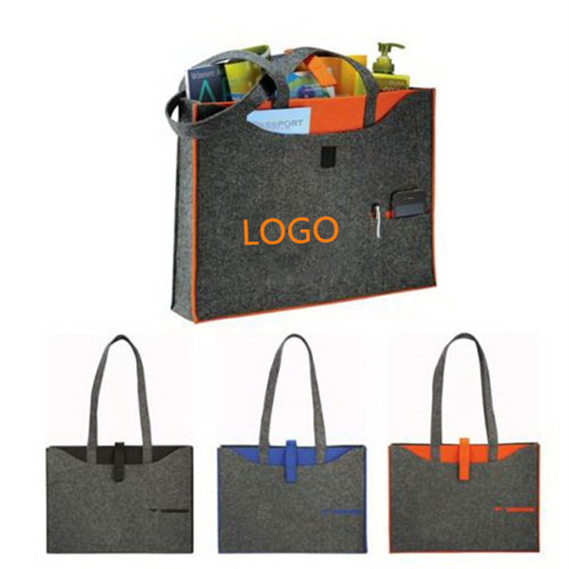 Business Travel Tote Felt Bag
