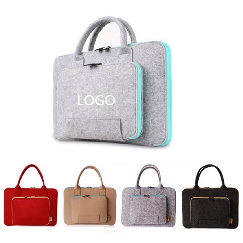 Felt Fabric Laptop Handbag