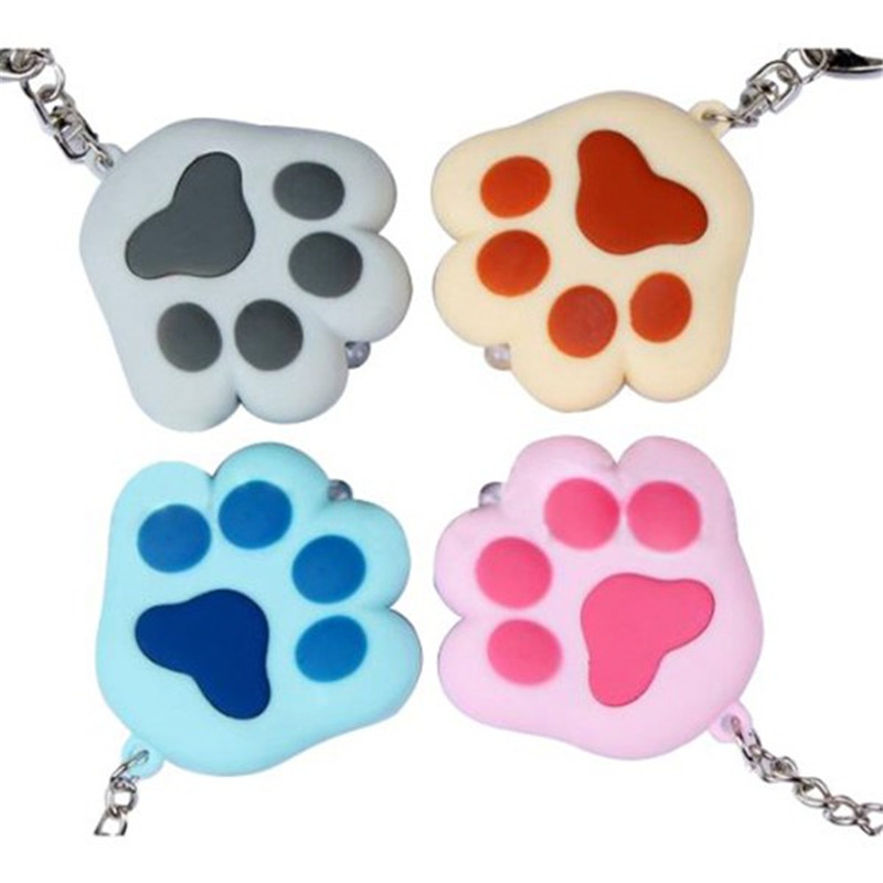 LED Light Sound Cat Claw Key Chain