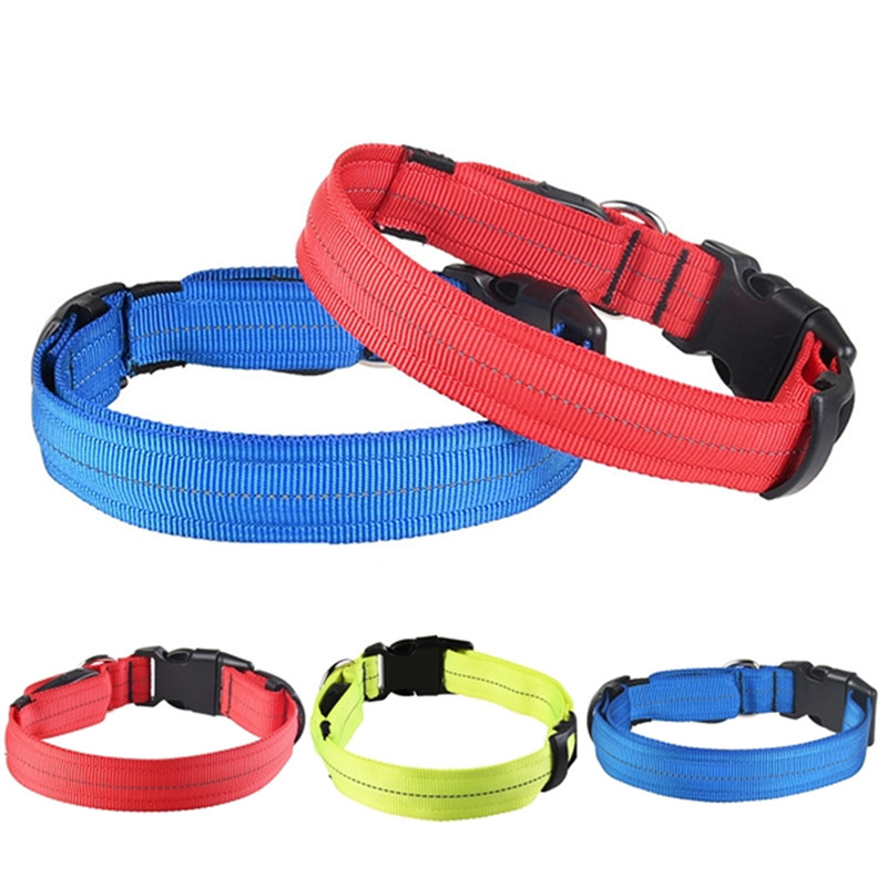 Rechargeable LED Flashing Pet Dog Collar