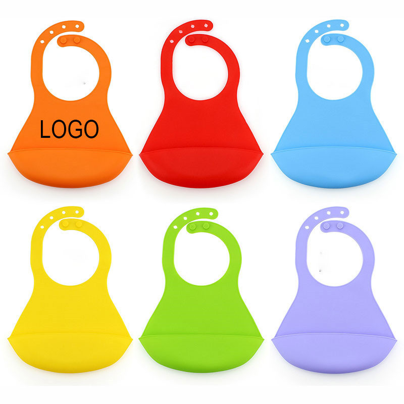 Adjustable Waterproof Silicone Baby Bib  