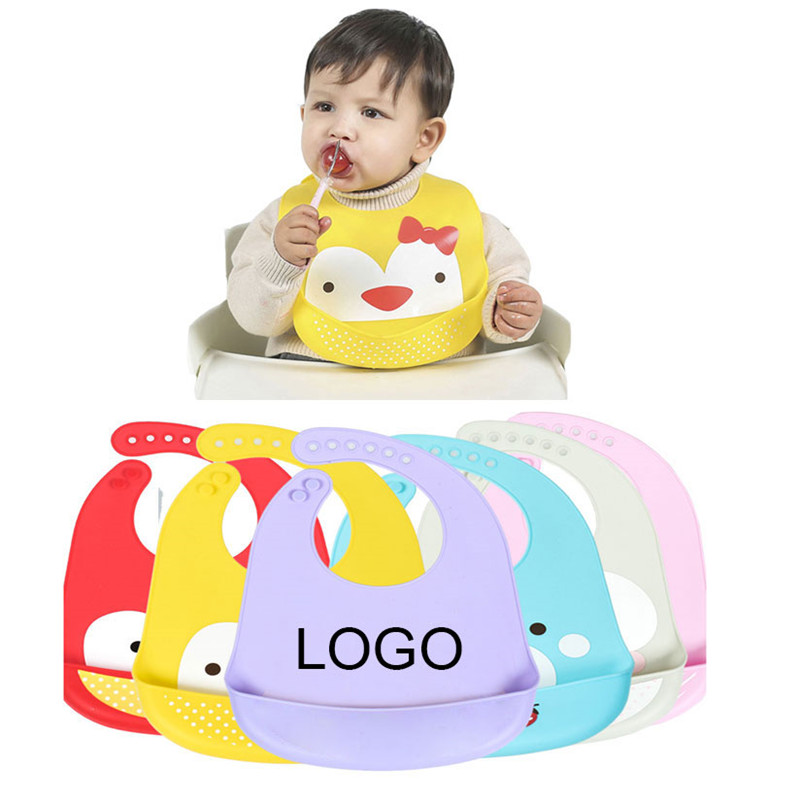 Baby Bib Silicone Waterproof Adjustable 