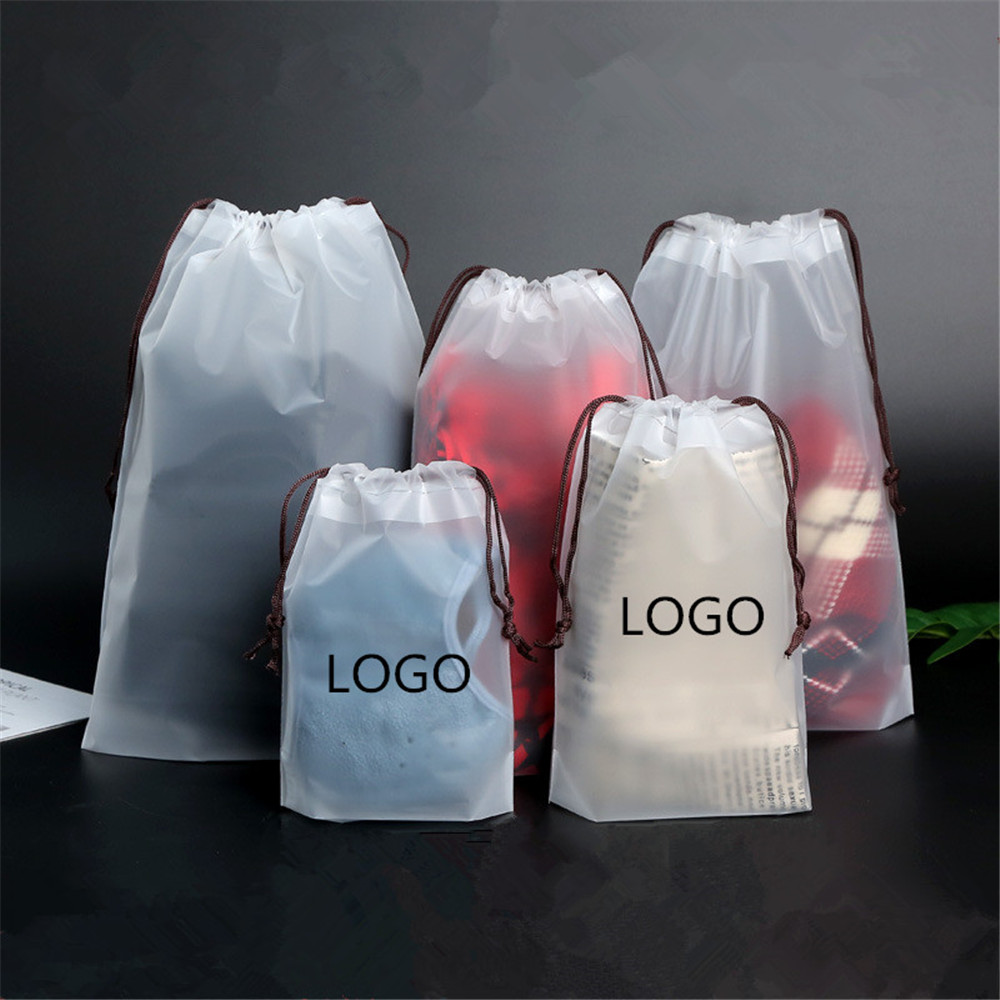Matte Waterproof Drawstring Bag