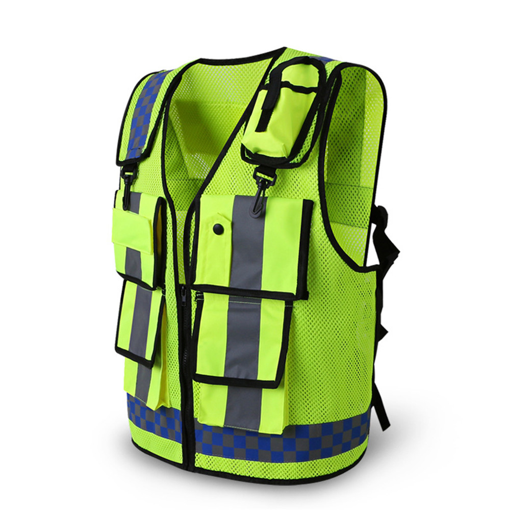 Warning Security Reflective Vest