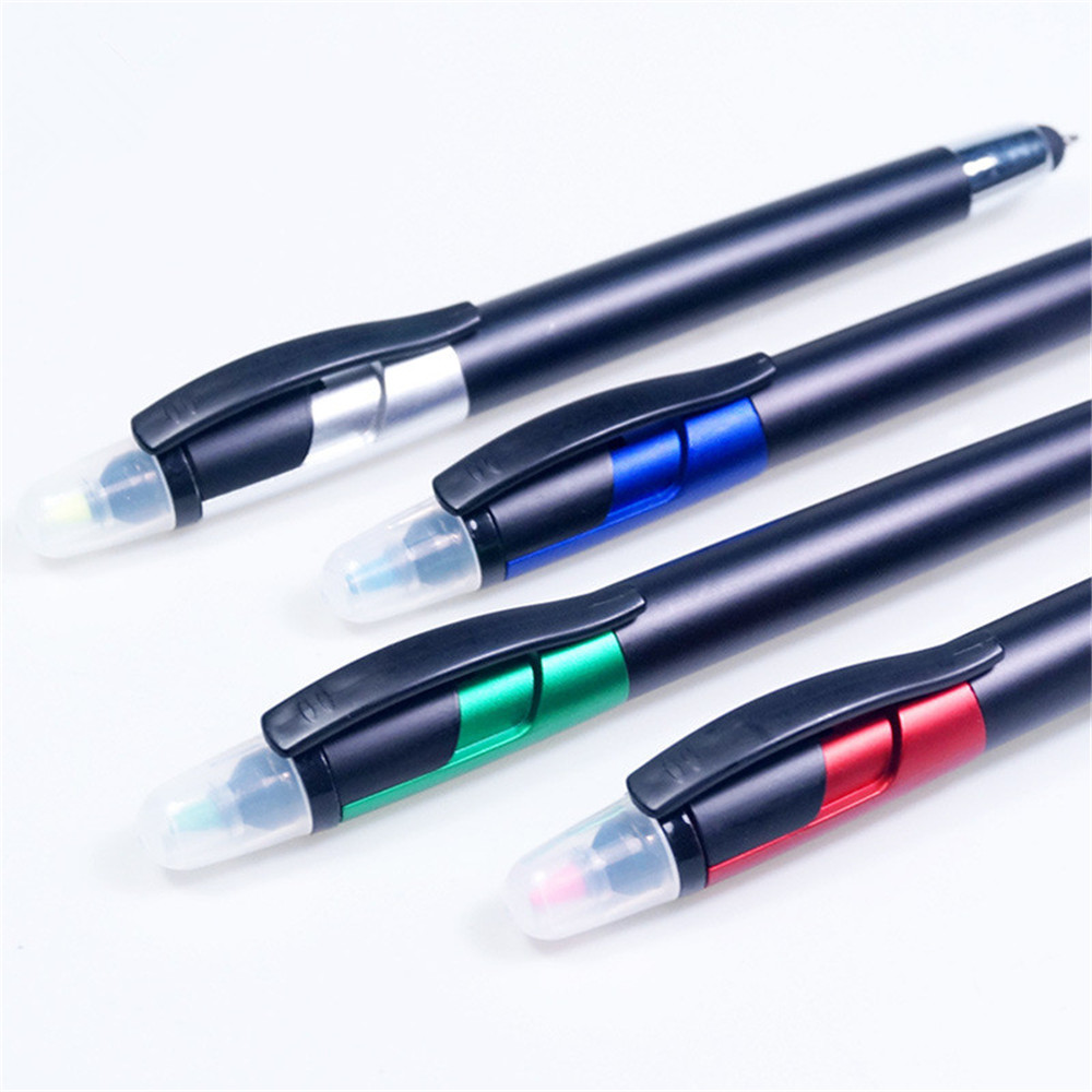 Touch Screen Ballpoint Pen with highlighters