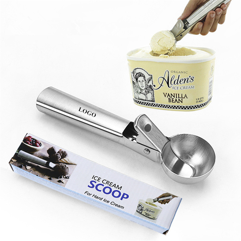 Stainless Steel Ice Cream Scoop with Trigger