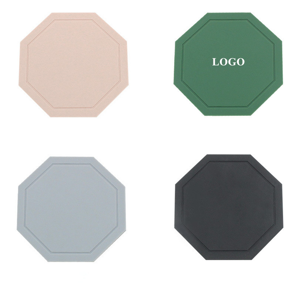 Octagon Soft Silicone  Coasters