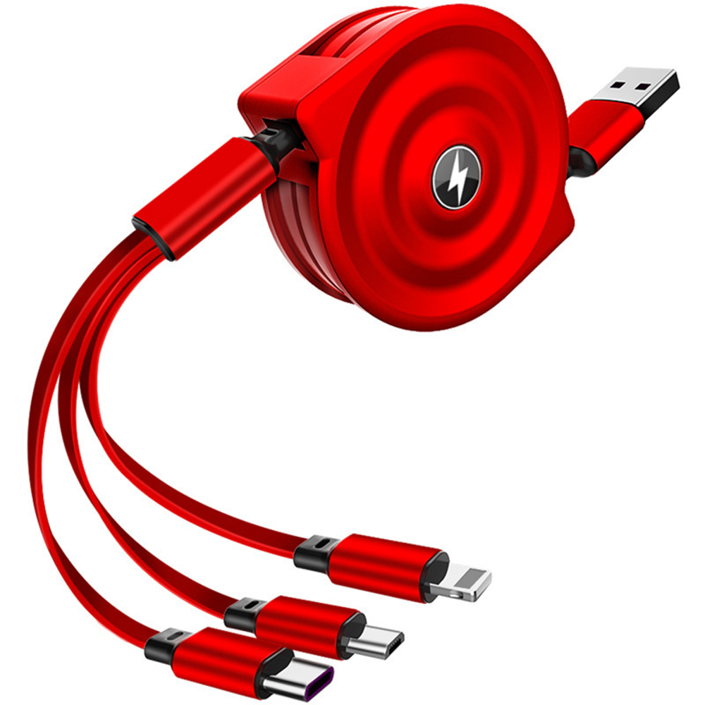 3 In 1 Retractable Charging Cable