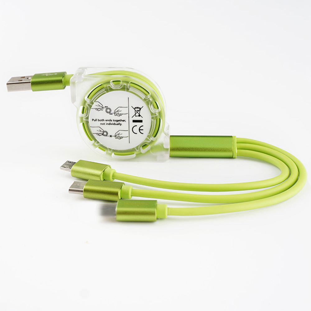 3 In 1 Retractable Charging Cable