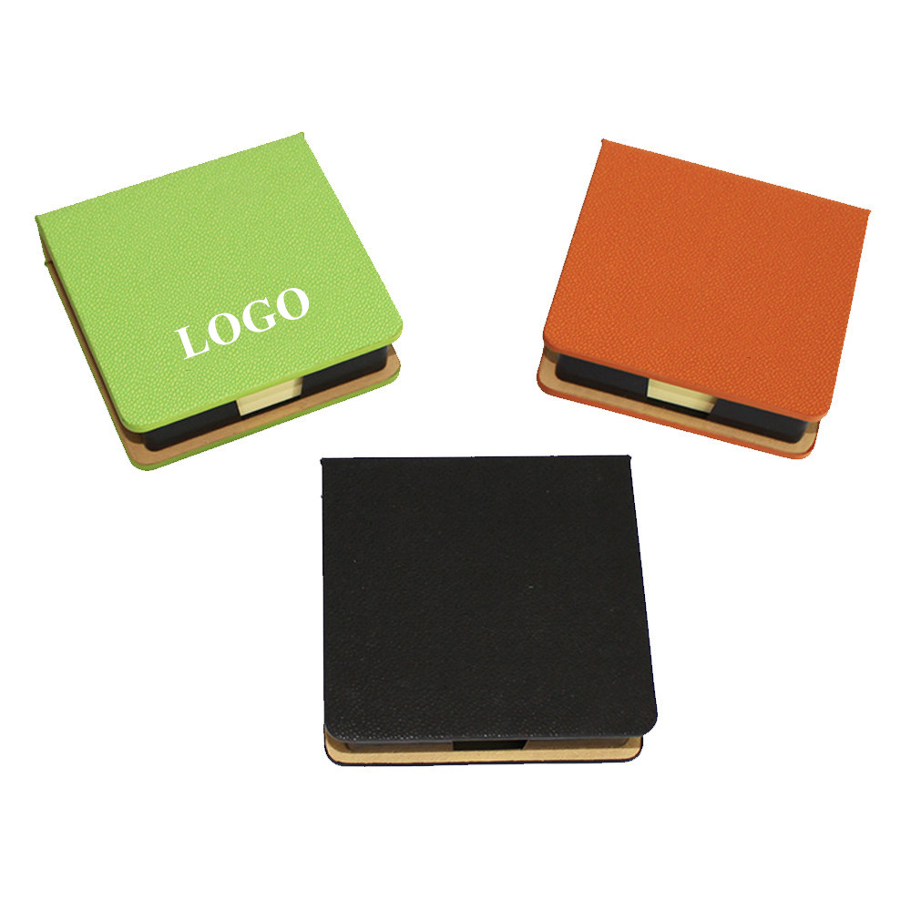 Leather-cased Sticky Note