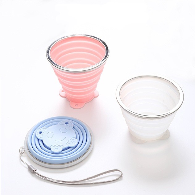 8 oz. Silicone Collapsible Travel Cup