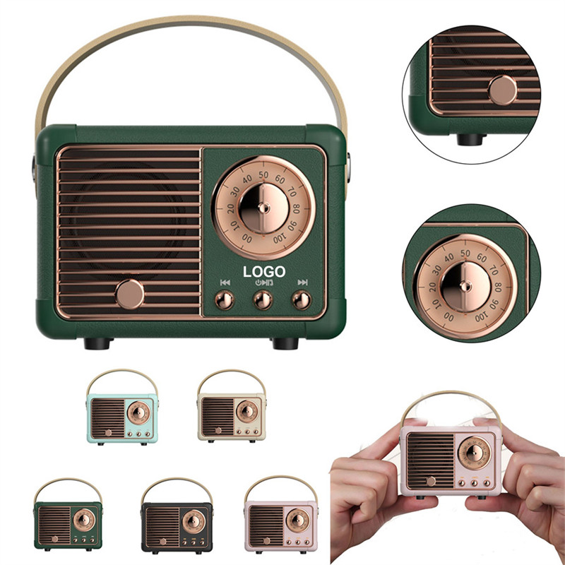 Retro Mini Portable Wireless Speaker