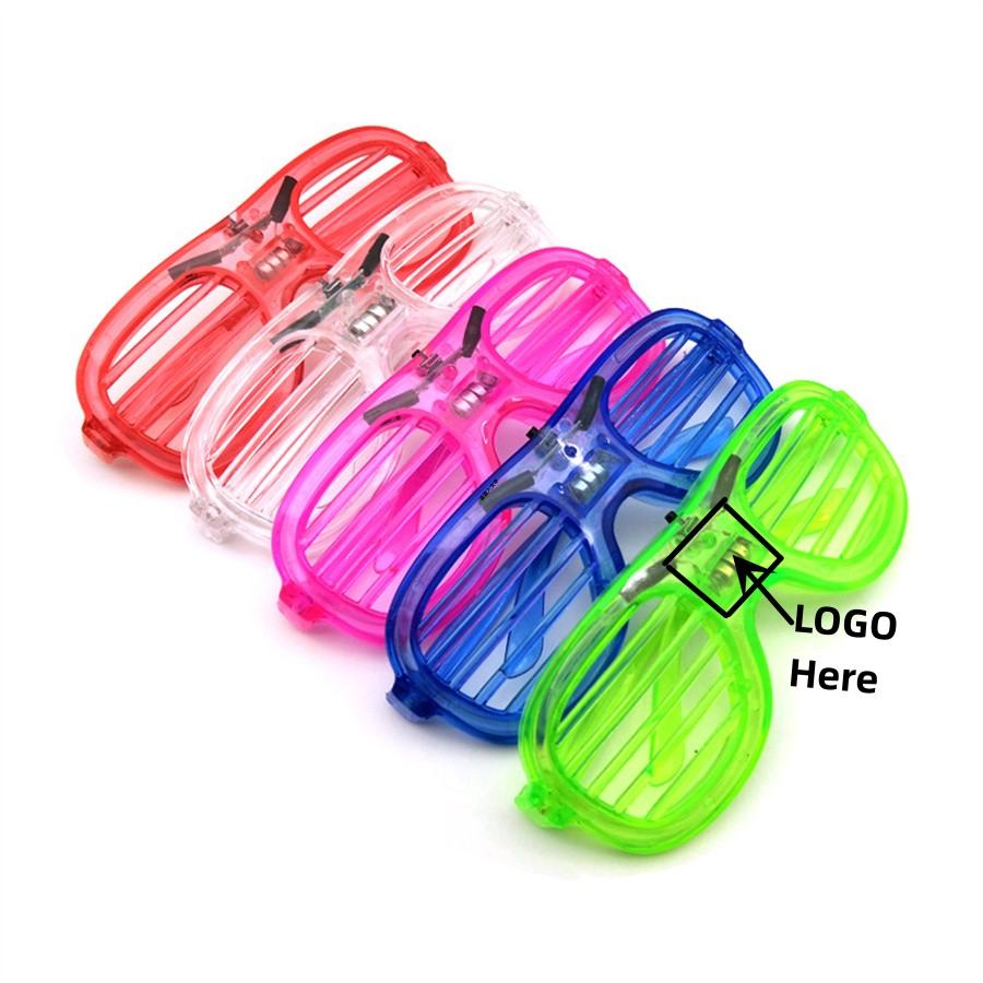 Light Up Glasses Shutter Shades Glow Sticks Glasses 