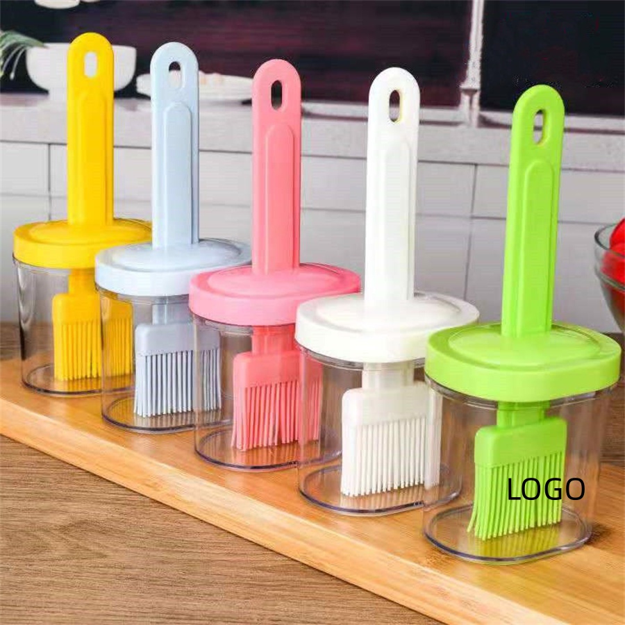 2-in-1 Silicone BBQ Brush with Oil Bottle