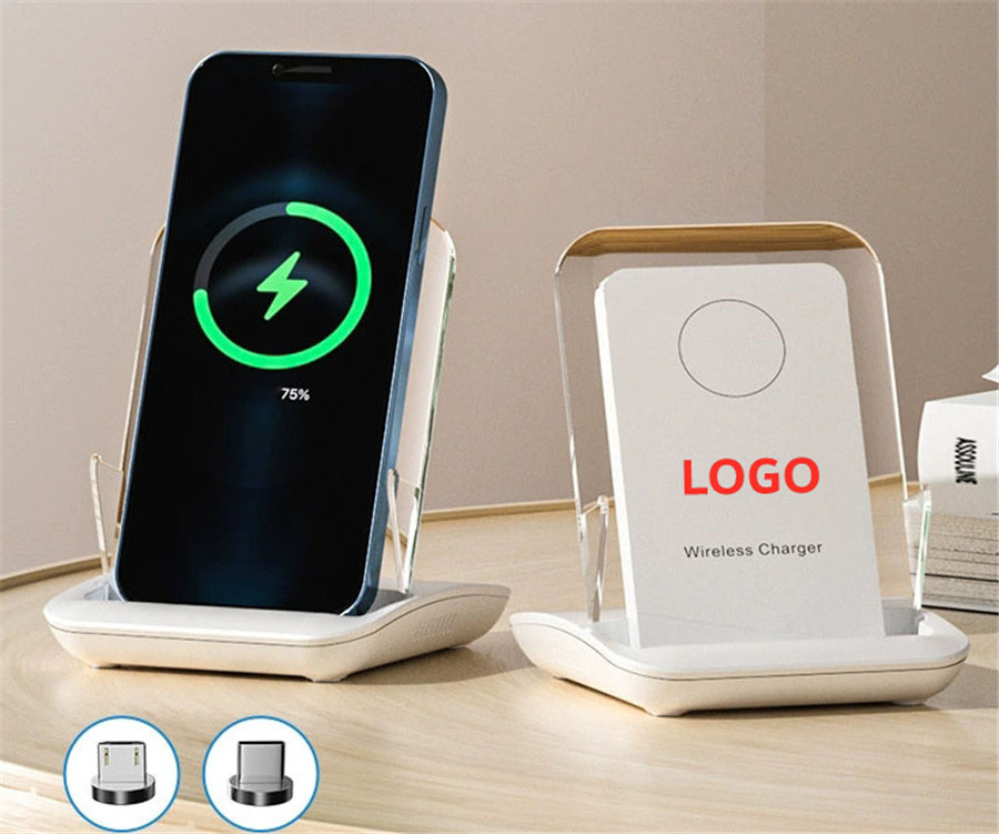 65W Wireless Magnetic Fast-Charging Phone Stand with Designed Logo
