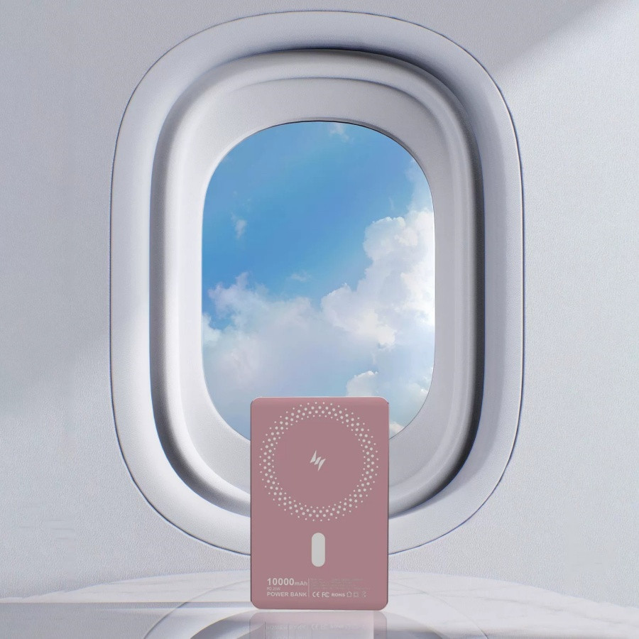 Ultra-thin Wireless Power Bank with 10000mAh for Phone