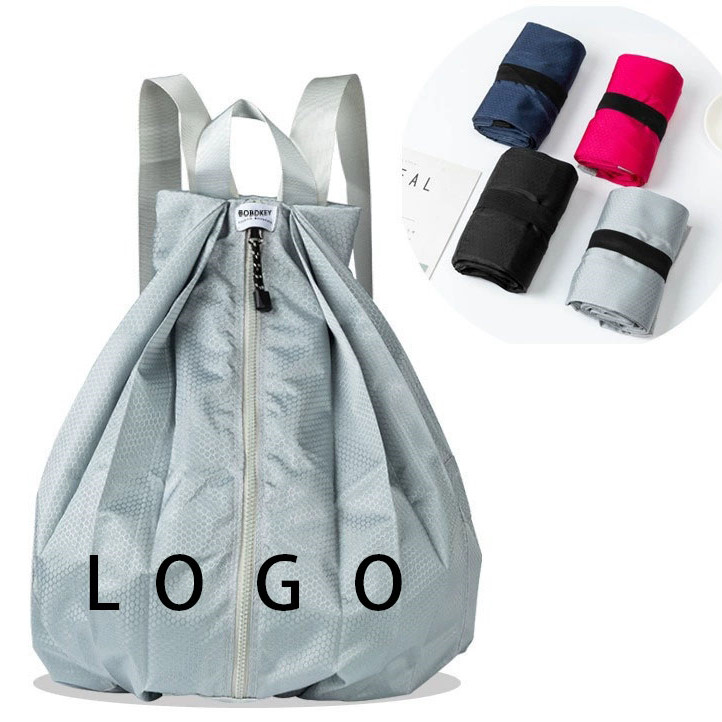 Foldable Waterproof Double Shoulder Backpack for Outdoor Travel