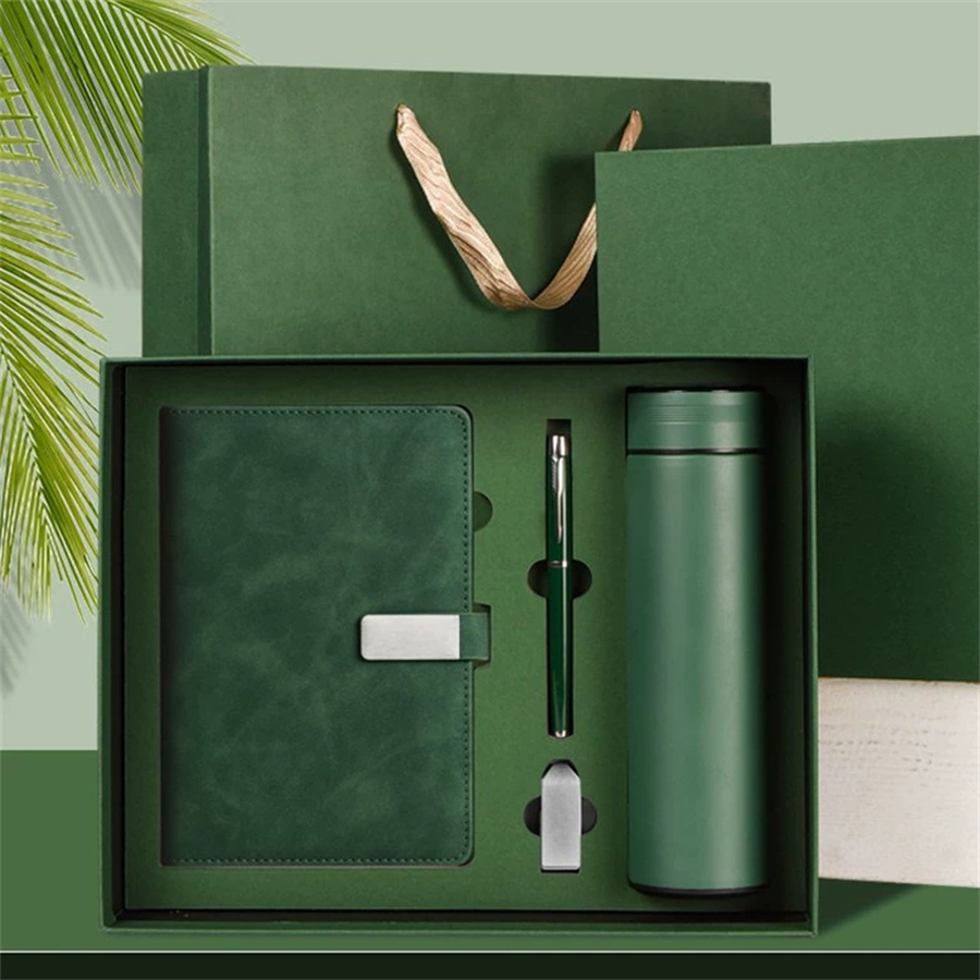 Stylish Notebook, Pen & Thermos Flask Gift Set for Business