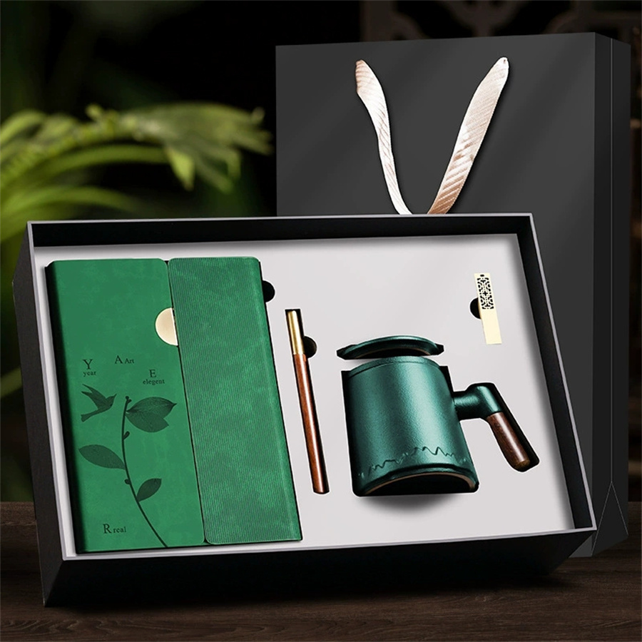 Elegant Notebook, Pen, Mug & USB Flash Disk Gift Ensemble