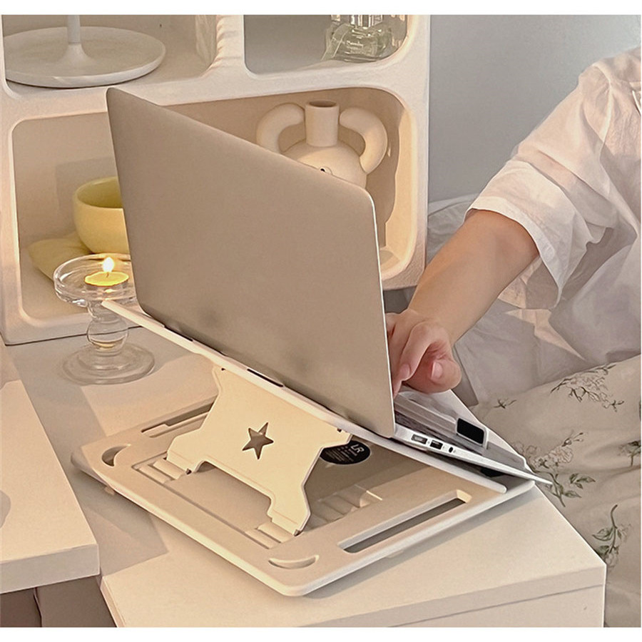 360° Rotatable Foldable Laptop Stand with 7-level Height Adjustment