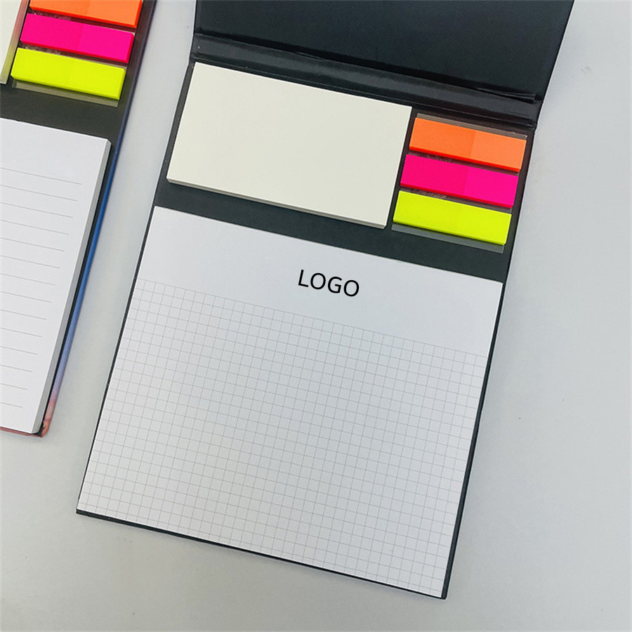 Custom Hardcover Notepad with Sticky Notes for Office and Study