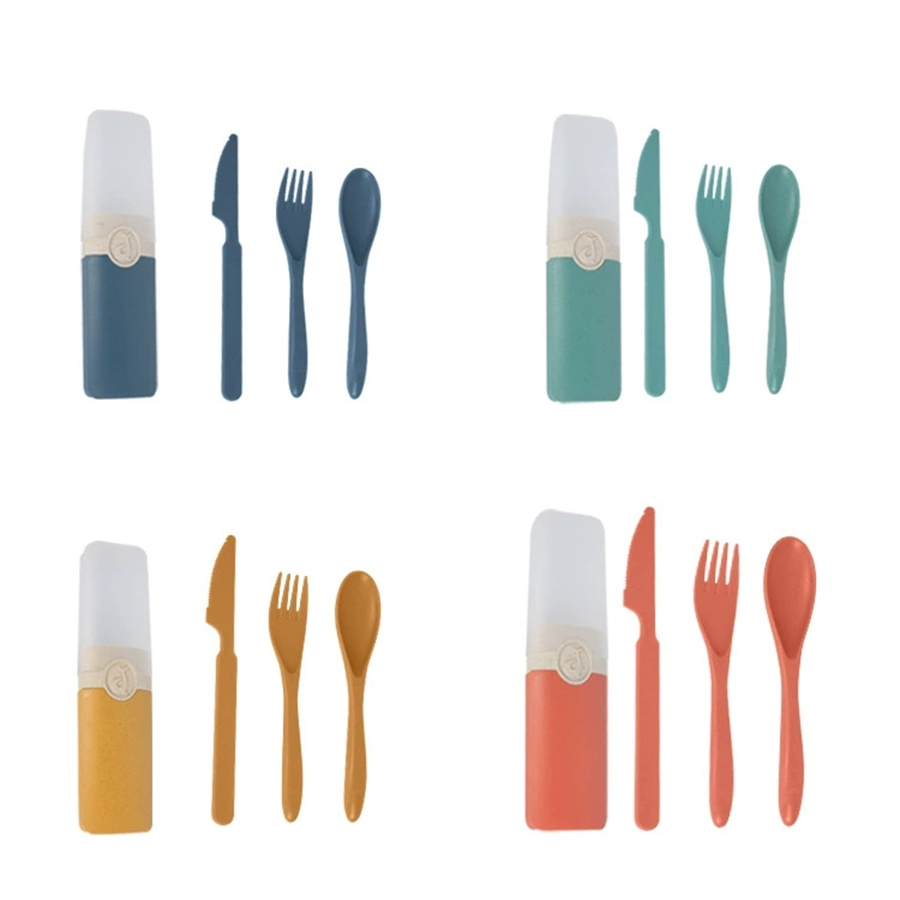 Wheat Straw Portable Cutlery Set