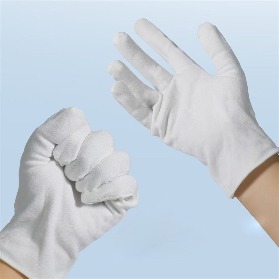 100% Cotton Sweat-Absorbing Labor Protection Gloves 