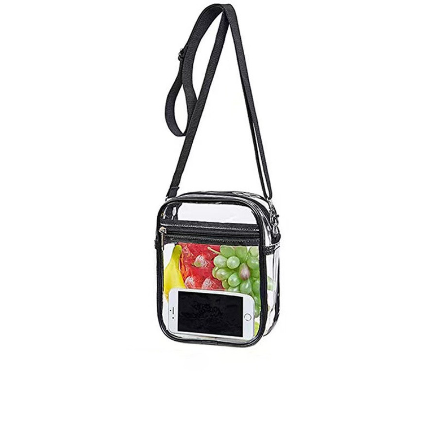 Transparent PVC Cross-body Bag
