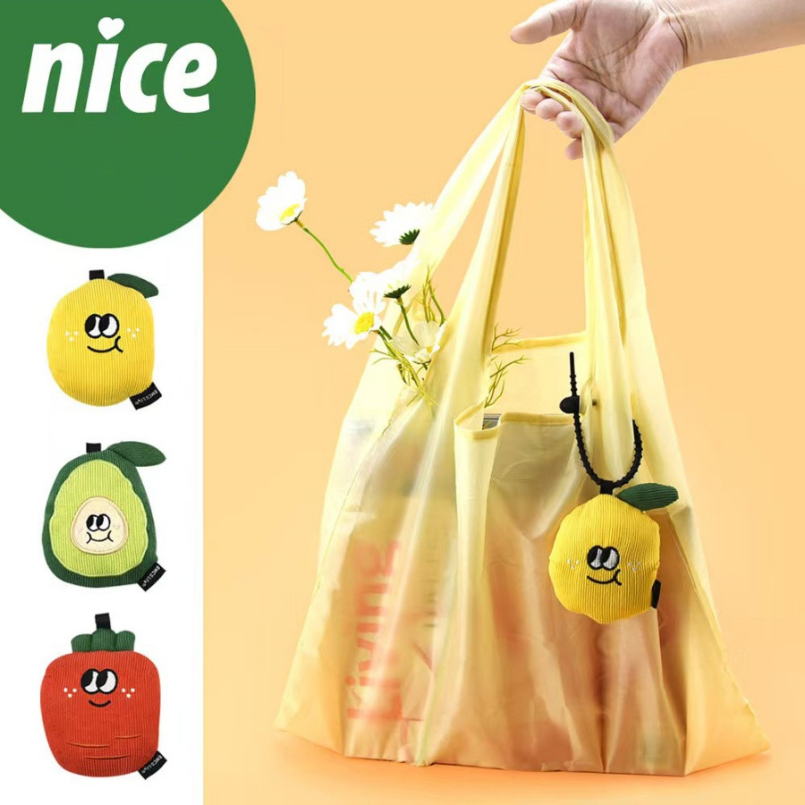 Cute Cartoon Fruit-shaped Foldable Reusable Shopping Bag