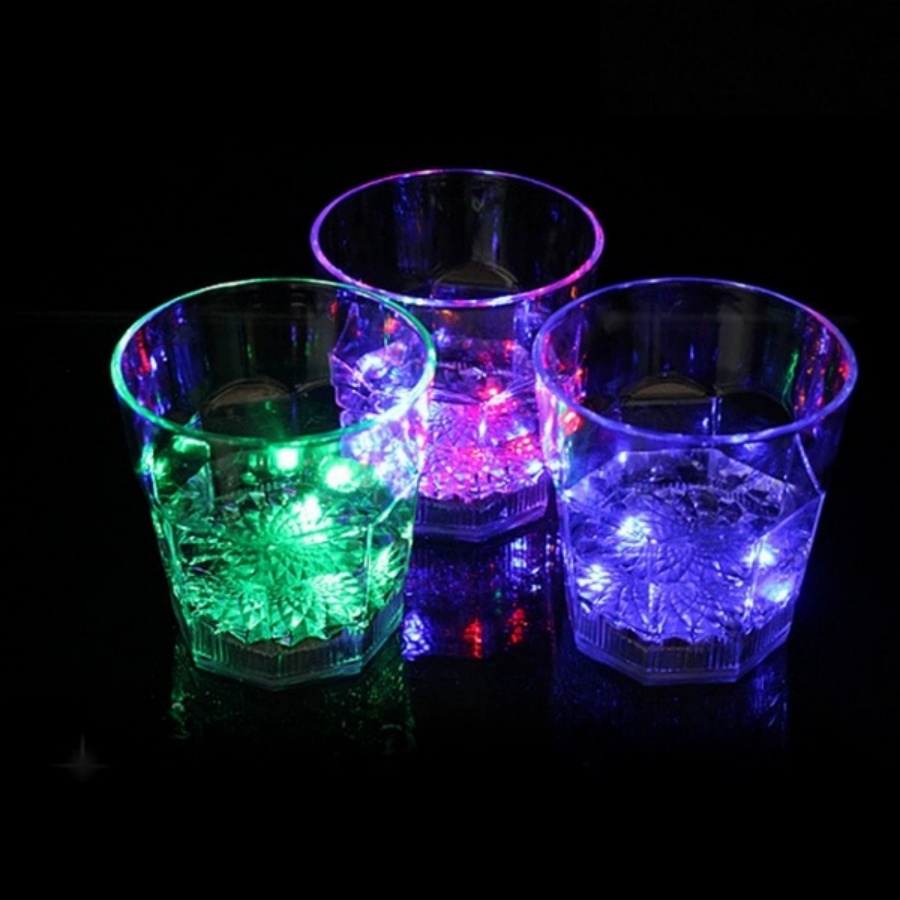 10oz Liquid Activated Multicolor Light Up Drinking Tumblers