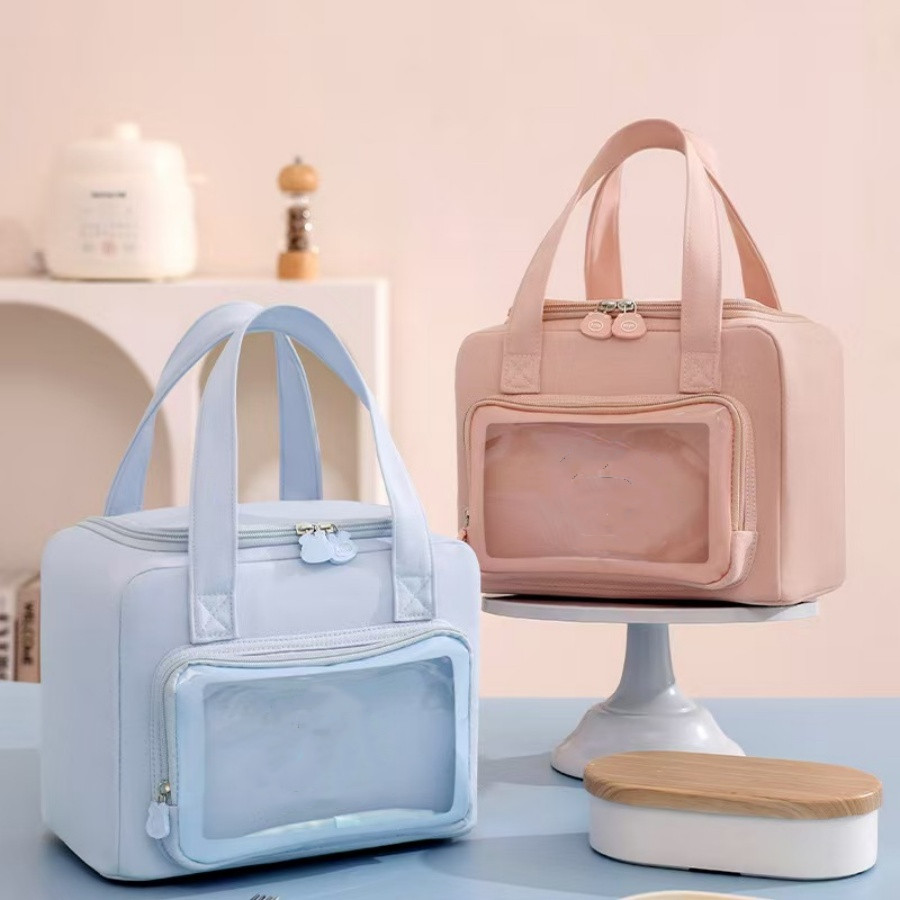 Trendy Portable Insulated Lunch Bag 